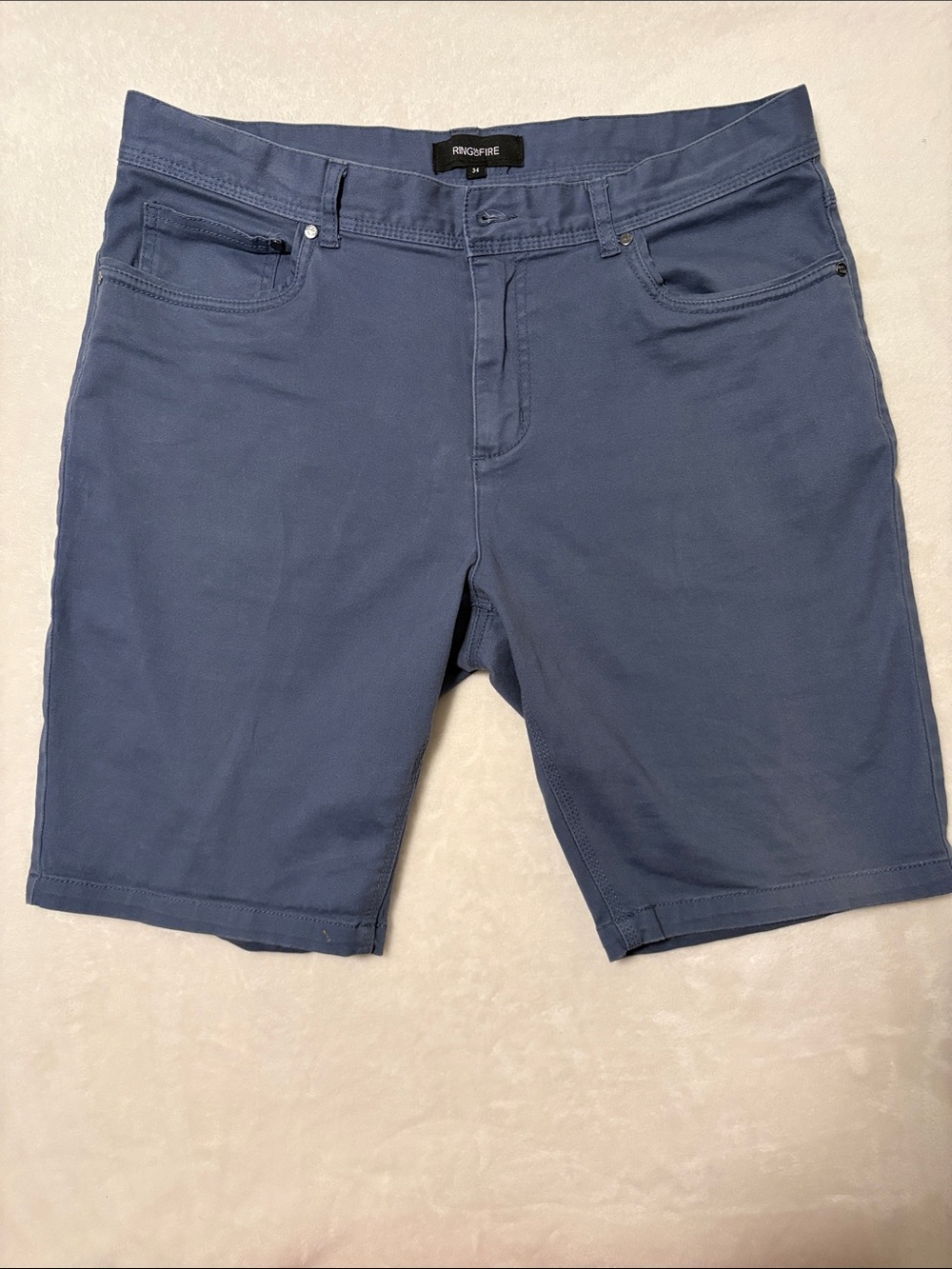 Ring of Fire Men's size 34 Slate Blue Casual Shorts